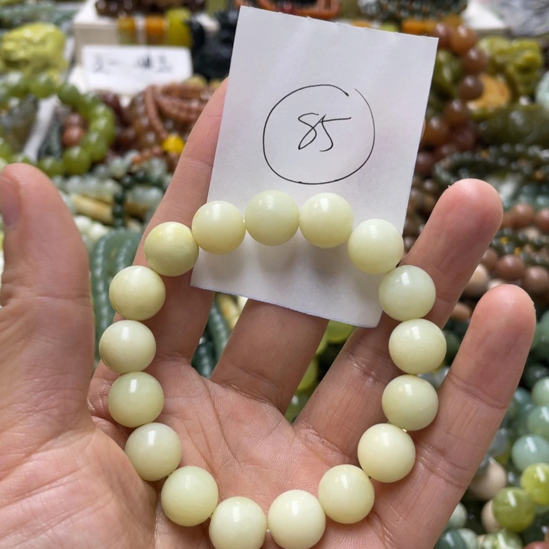 蛇纹石玉手链未镶嵌