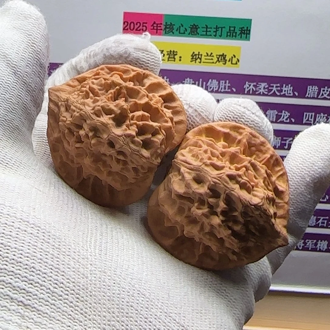 ໑***¹把件文玩核桃火焰马蹄货头