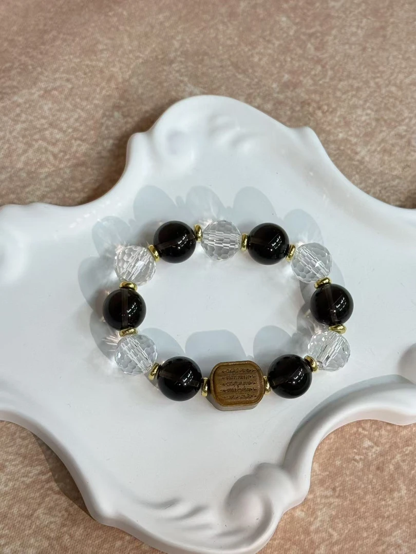 9560 【秋林金斑】单圈水晶手串