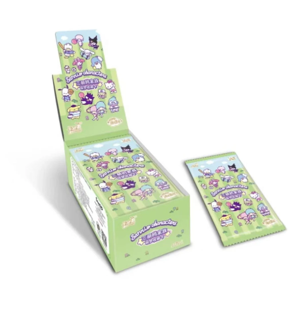 【拆包】卡游 三丽鸥家族萌梦收藏卡经典包-活力菲林第1弹收藏卡牌