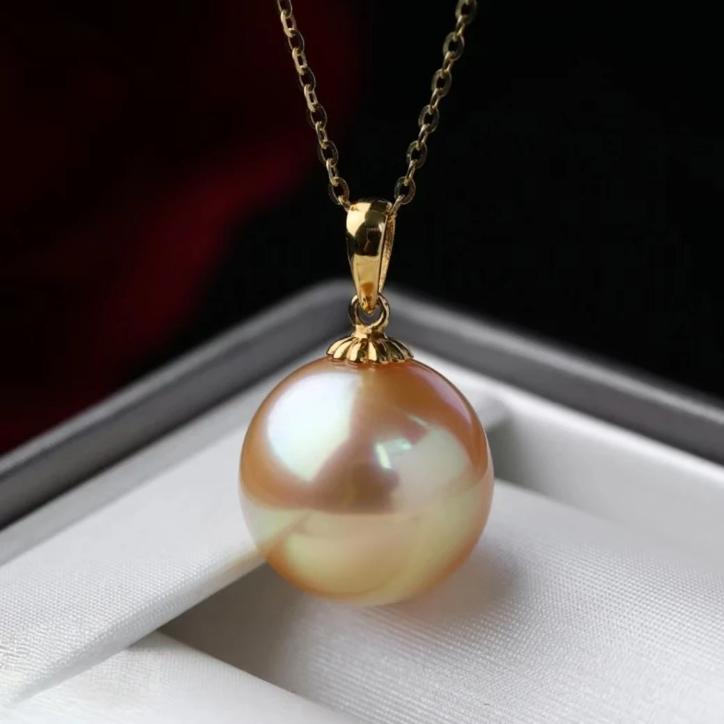 链子925银 【飛梵匠造•优选】12-13mm金色经典瓜子扣款（18）吊坠80