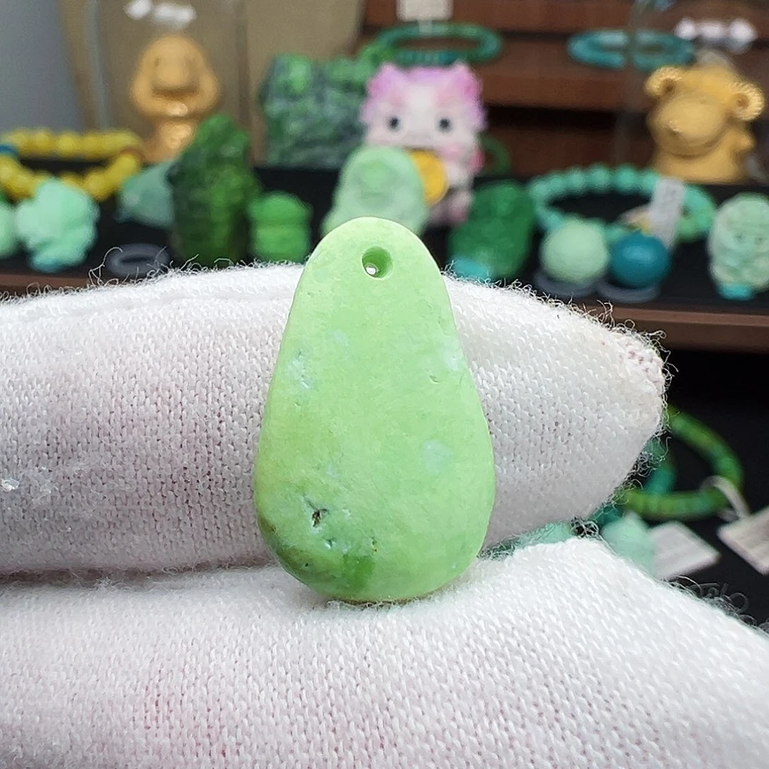 绿松石未镶嵌绿松石主播璐璐