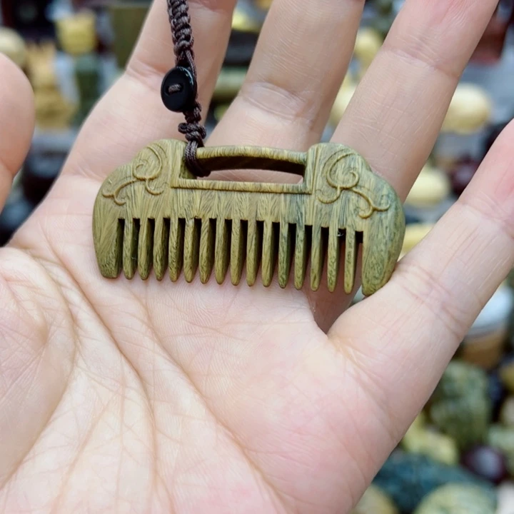 维腊木（绿檀）曾**你挂件