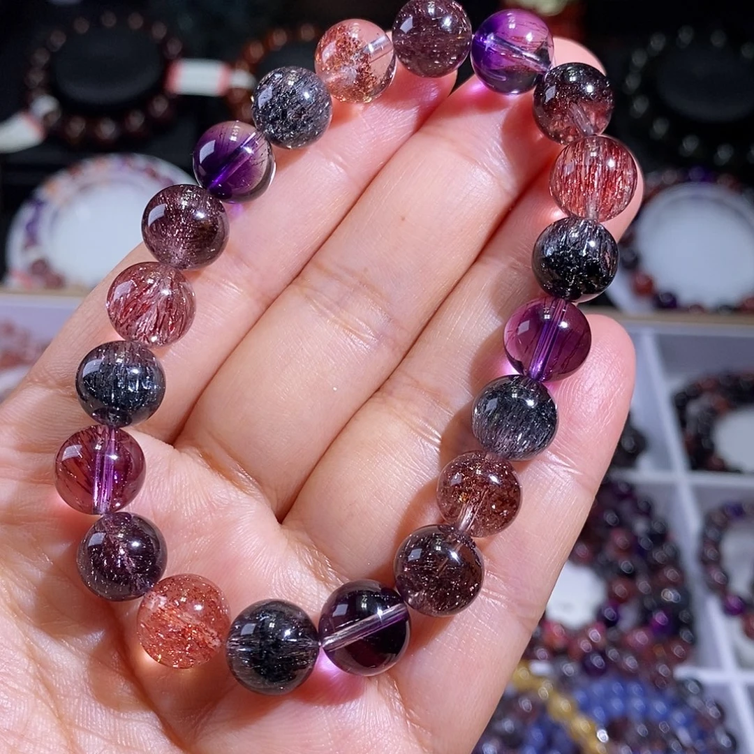 水晶手链未镶嵌黑加仑