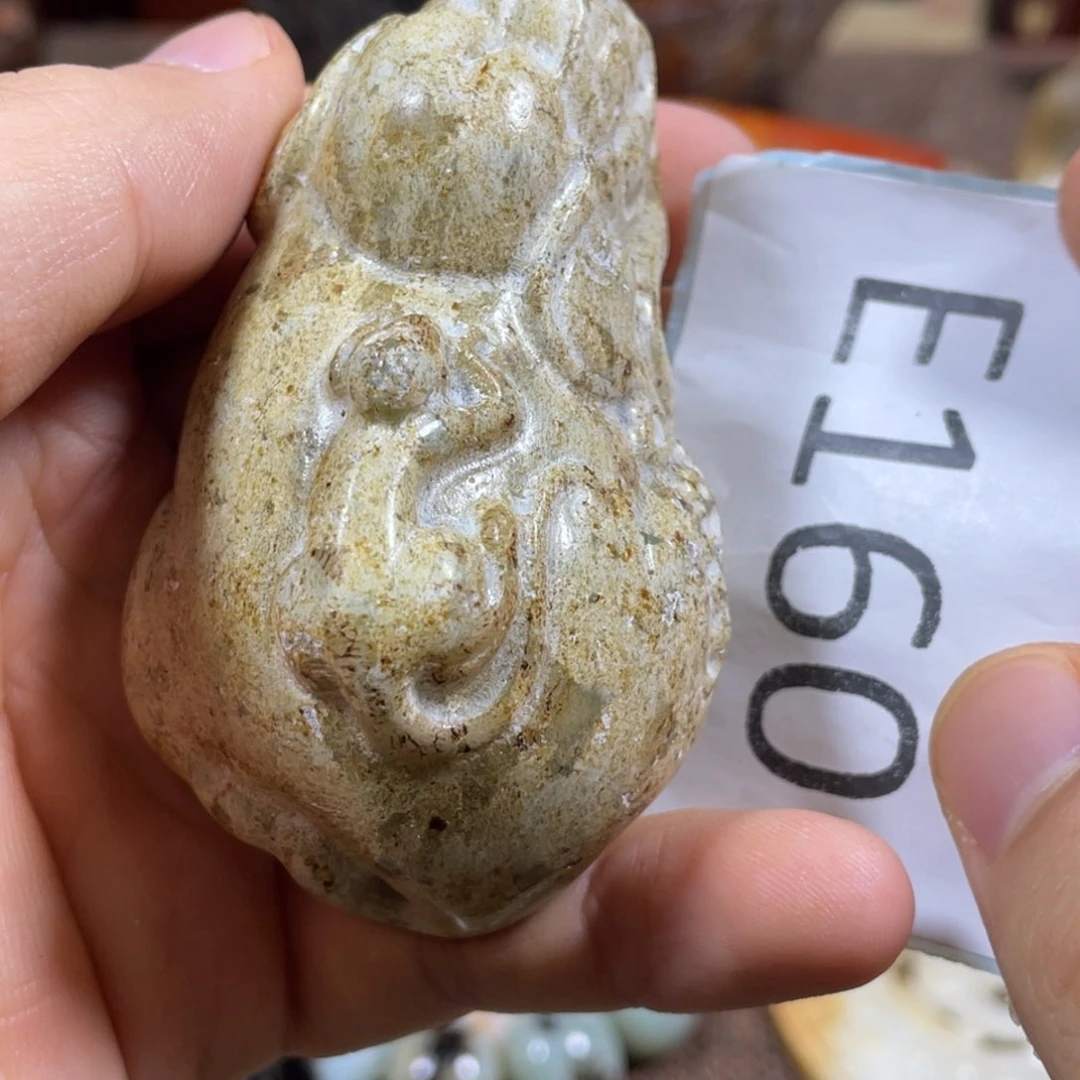 和田玉未镶嵌吊坠(不含链)