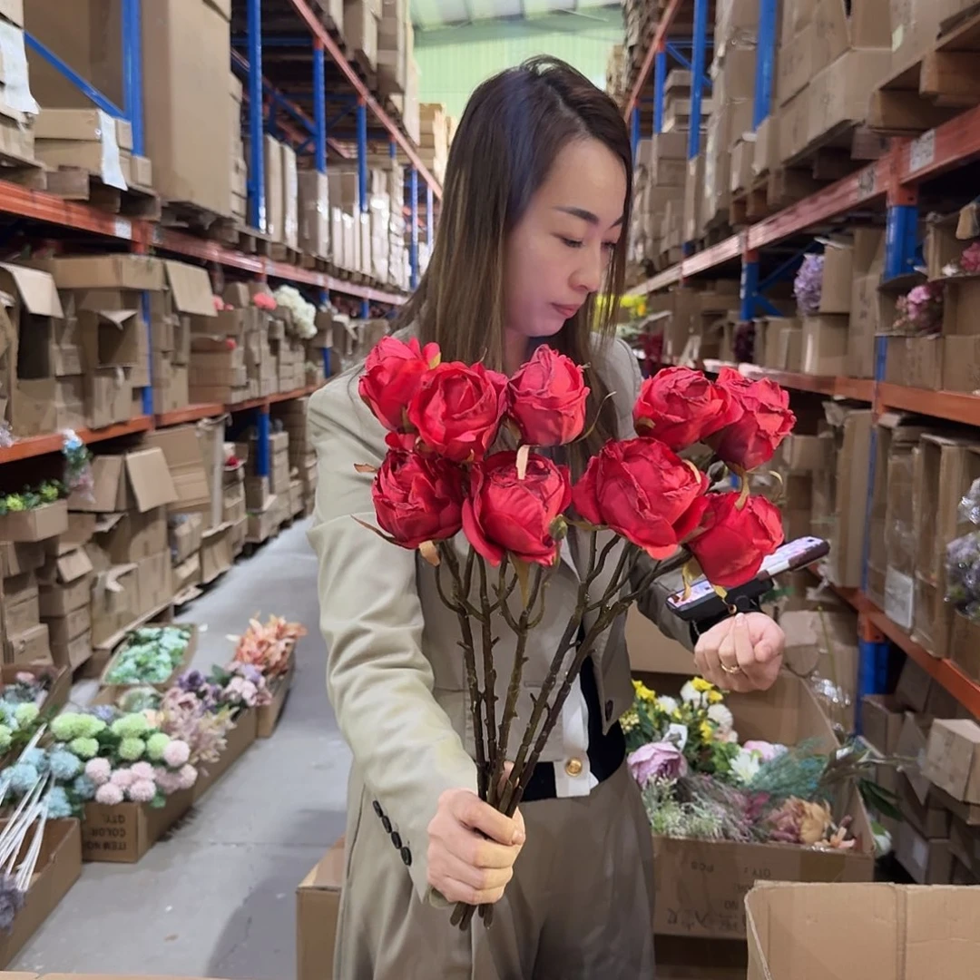 「闪购商品」仿真花孤品48