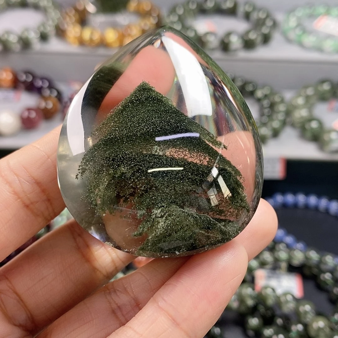 手链未镶嵌水晶绿幽灵吊坠