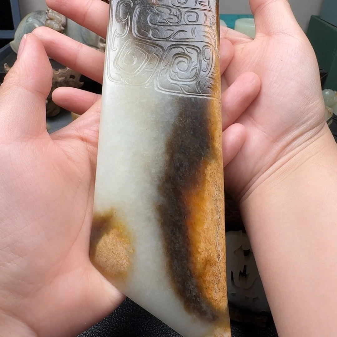 和田玉未镶嵌挂件用****6