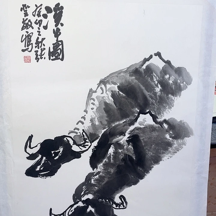 国画张圣敏先生纯手绘作品