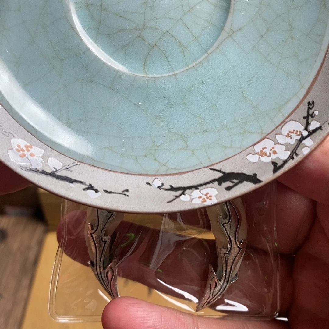 碟瓷器制作工艺精湛