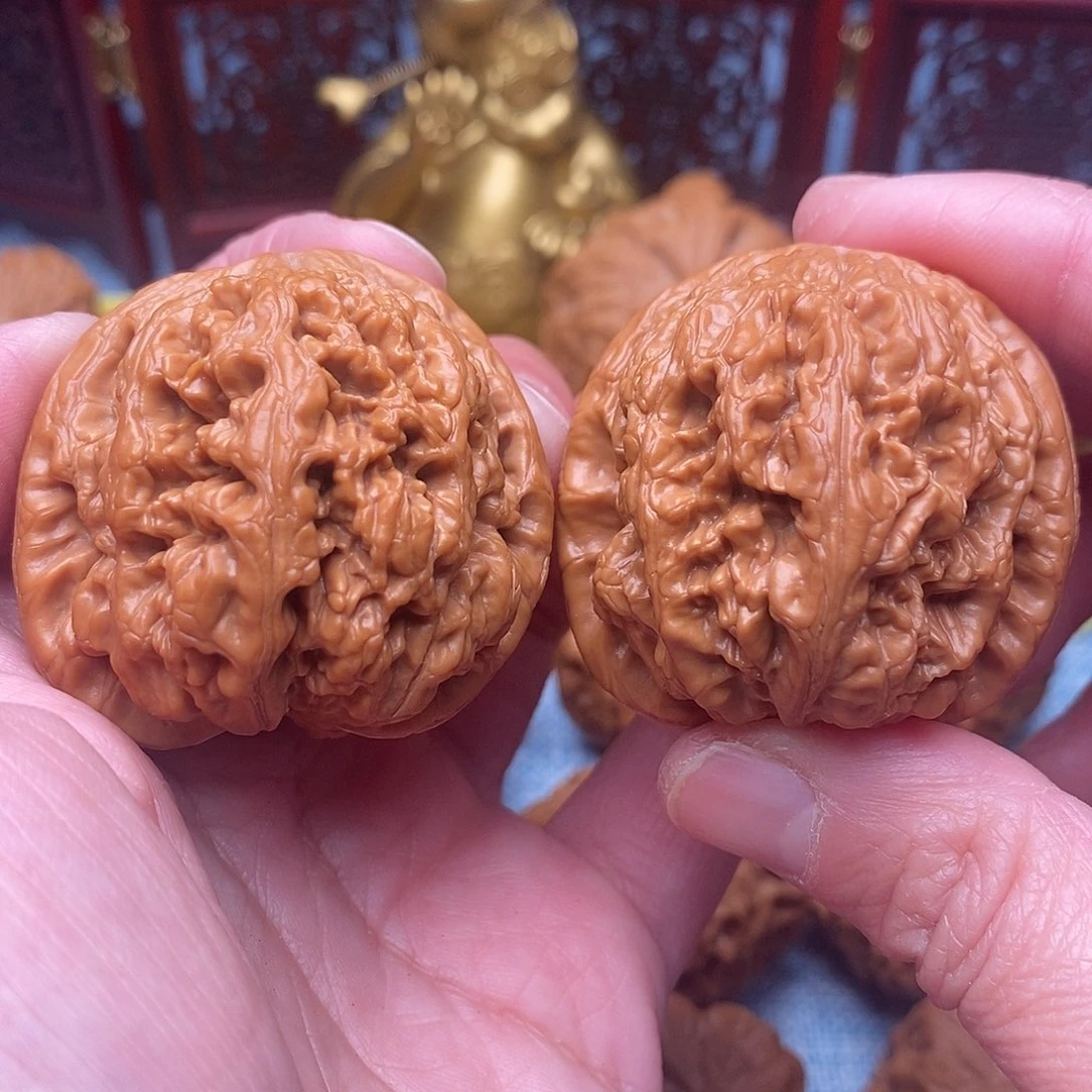 文玩核桃把件全品肉球粗筋大肚41.8尺