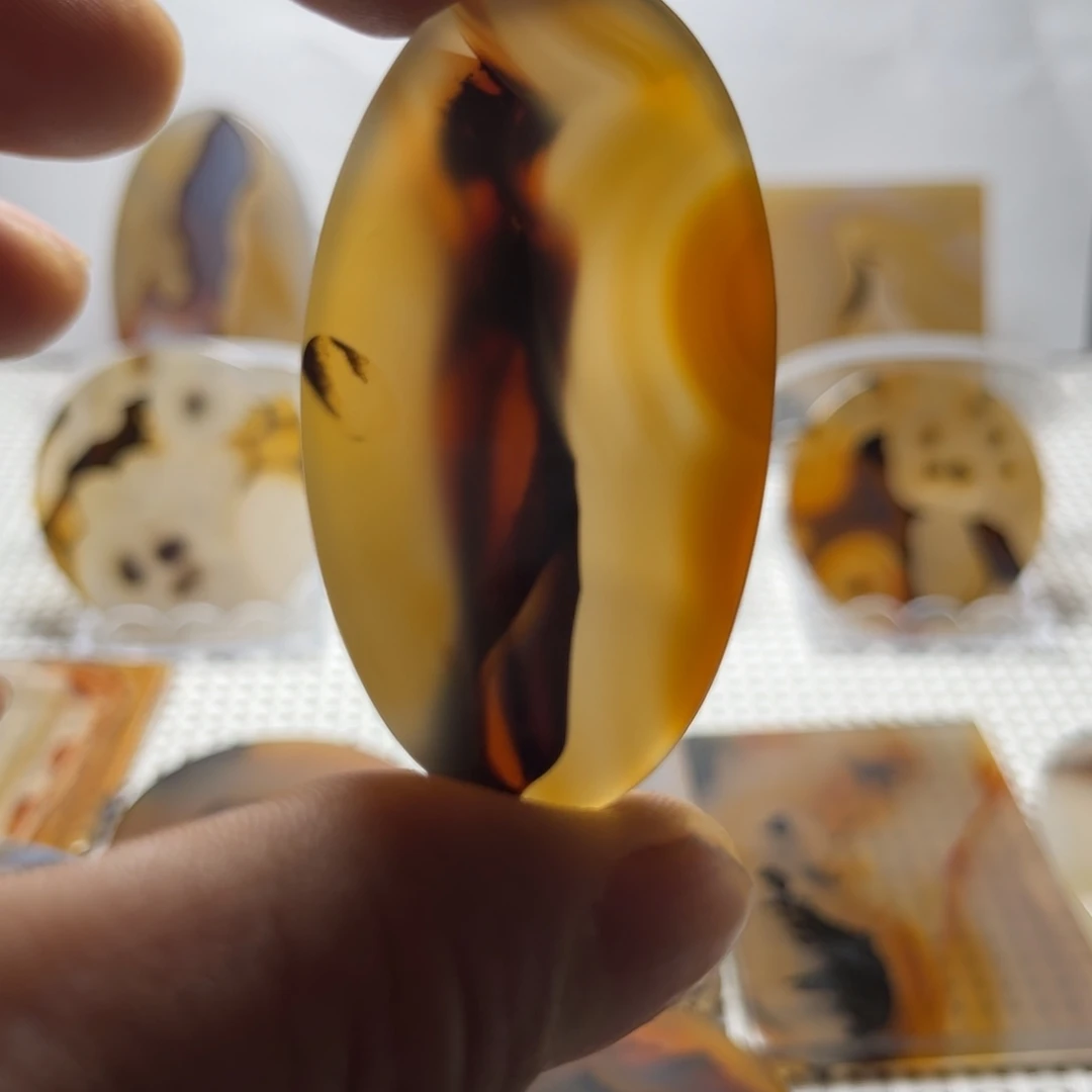 玛瑙/玉髓未镶嵌吊坠(不含链)