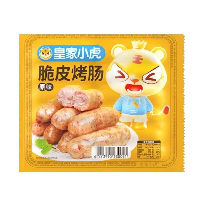 皇家小虎脆皮烤肠原味500g