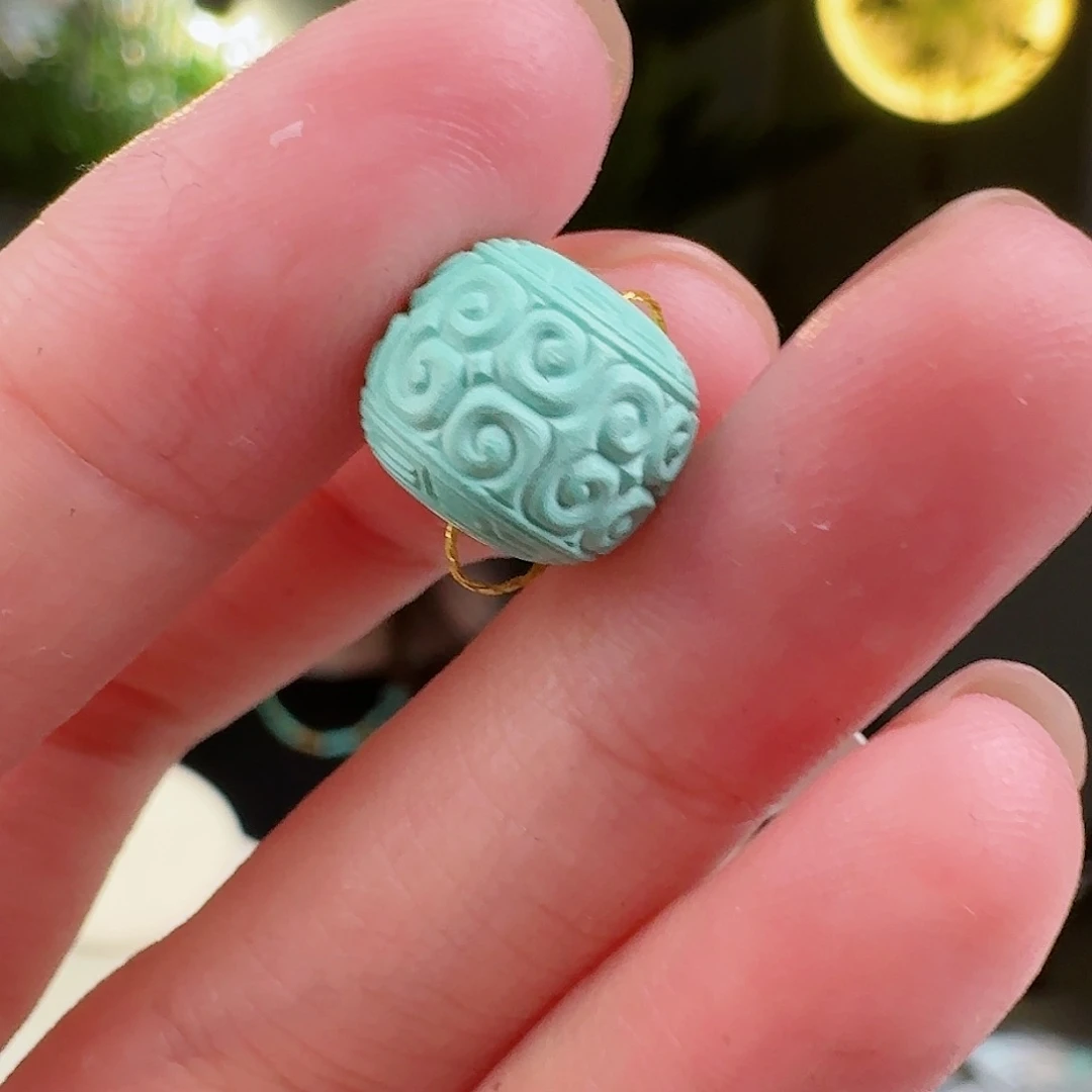 绿松石珠宝奇石未镶嵌