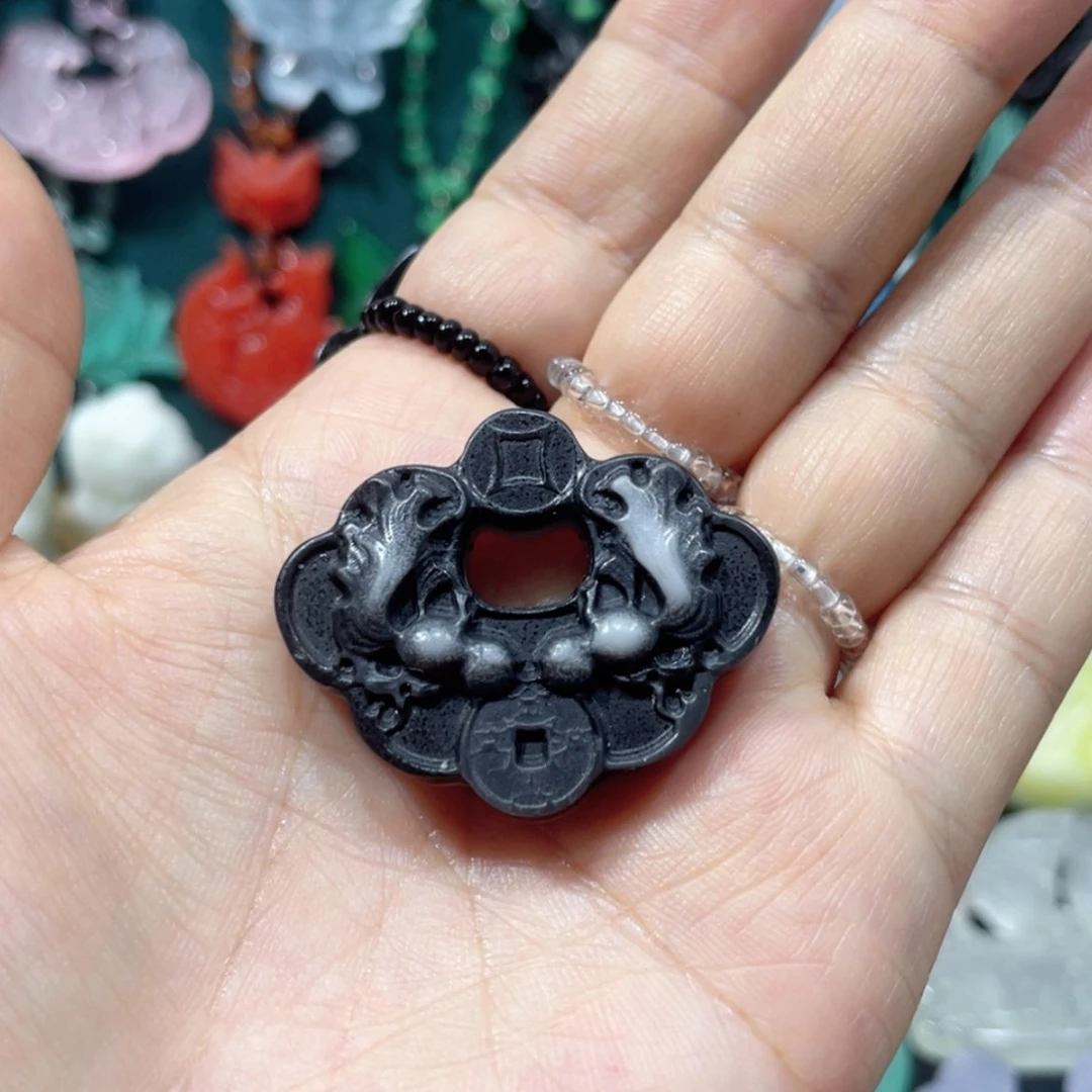 【闪购商品】未镶嵌岫玉颈饰69项链