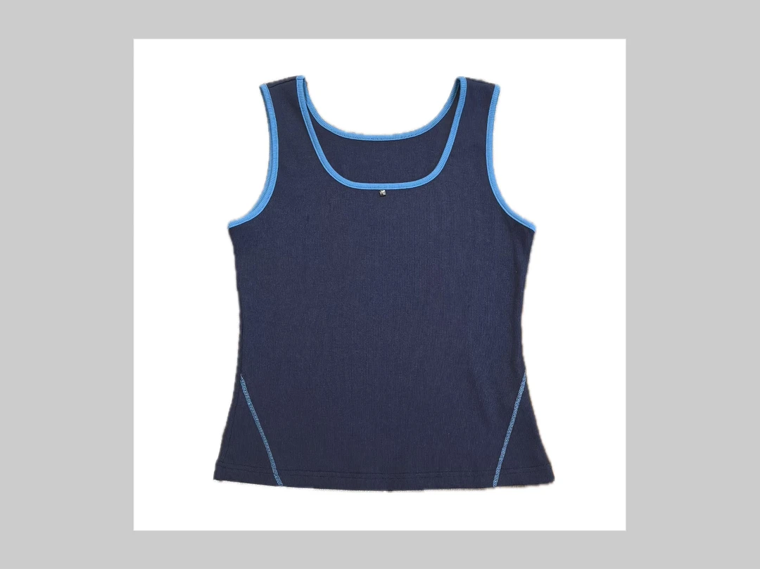 新款“帆船背心”T恤875#P02924新款活力常青藤潮流撞色上衣