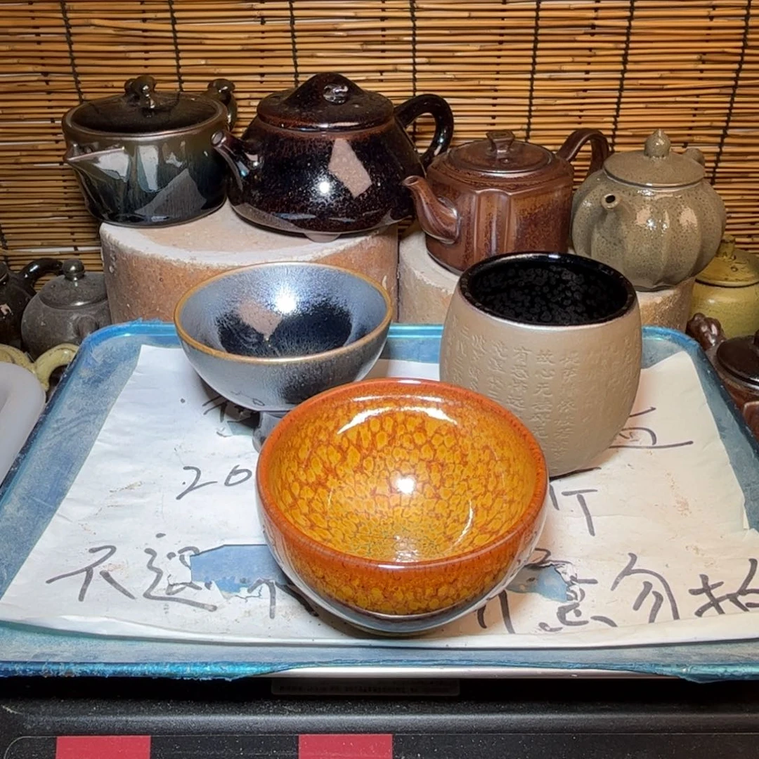 茶盏建窑建盏 微瑕作品