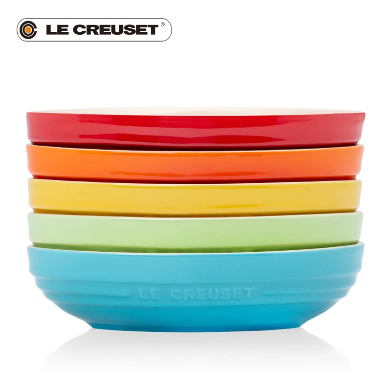 LE CREUSET酷彩法国进口餐具碗碟套装家用餐具多件套盘子组合