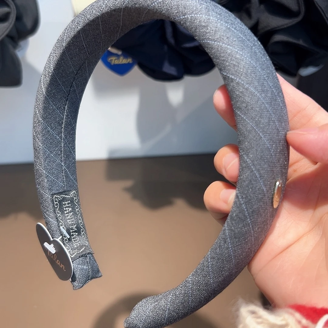 非金属布艺灰色发箍