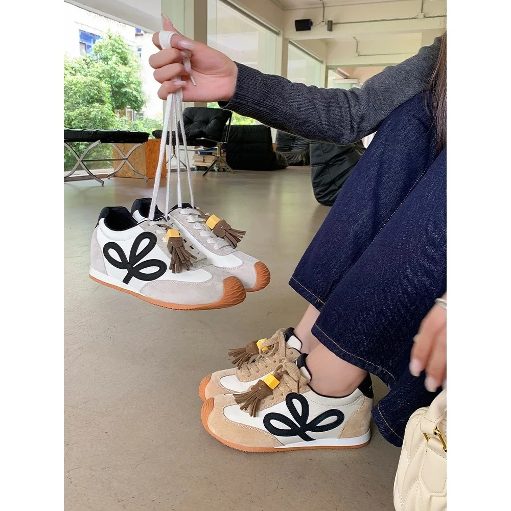 1866显瘦真皮复古流苏增高芭蕾德训鞋女鞋休闲阿甘鞋