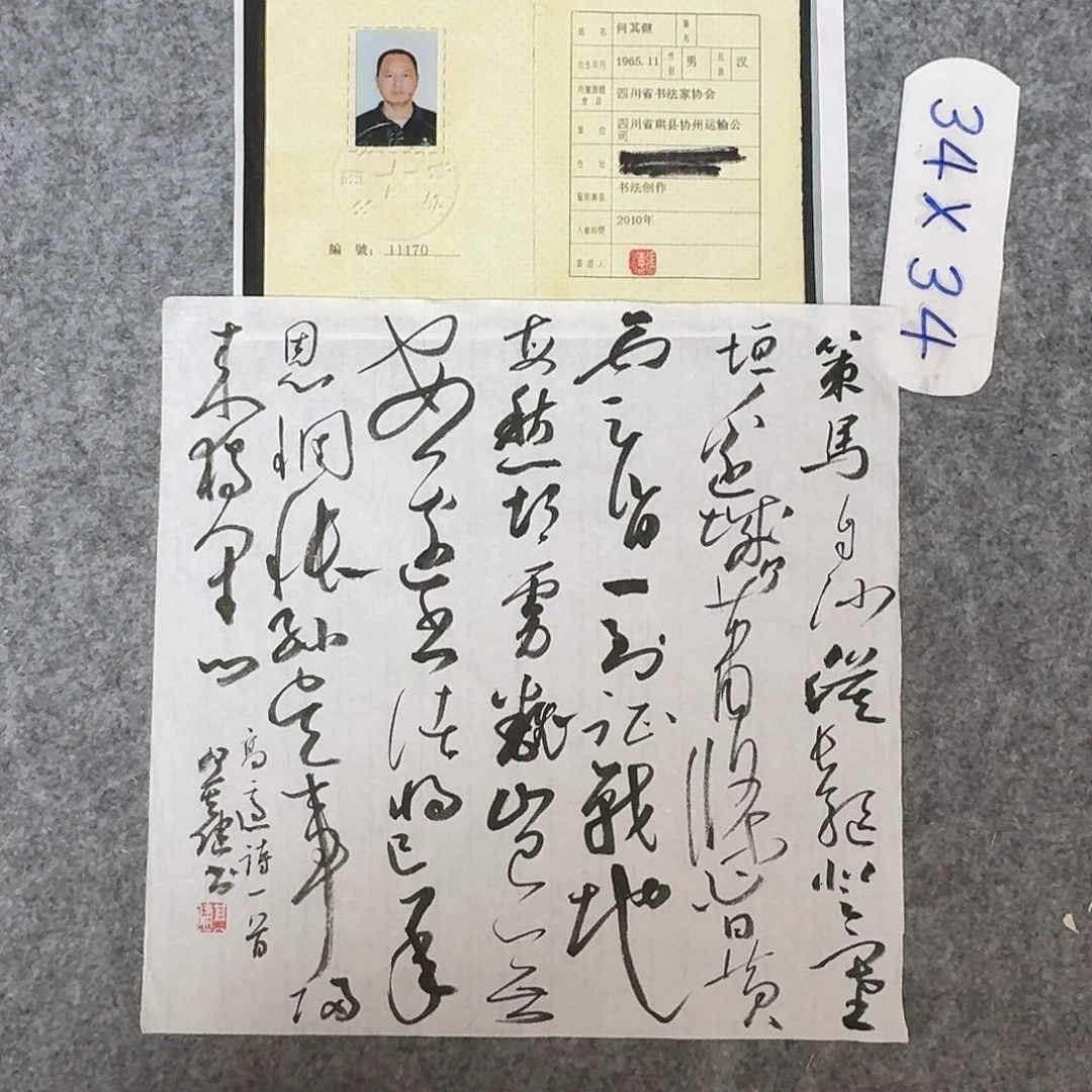书法中书何其健34+34