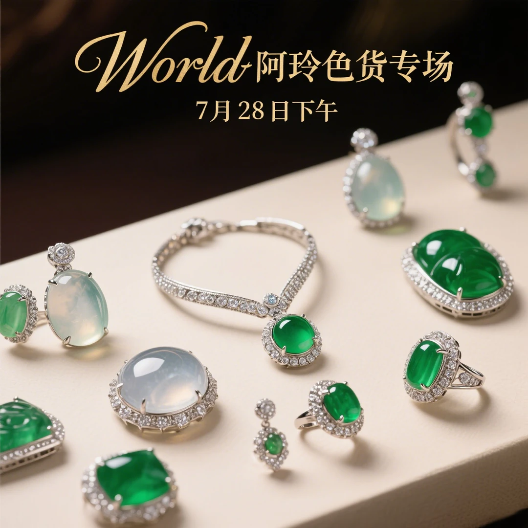 7.28下午 阿玲翡翠豪华设计款高货大放漏专场