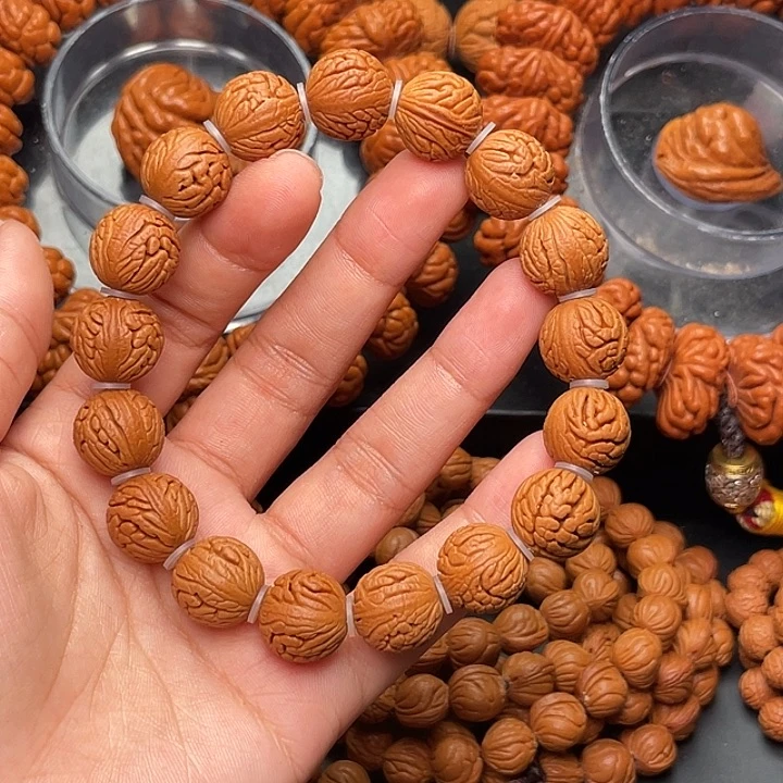 桃核手串精品绣球手串1.4