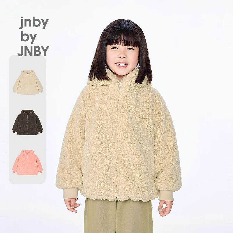 新款江南布衣童装仿皮草落肩袖25冬男女童1P0T10830