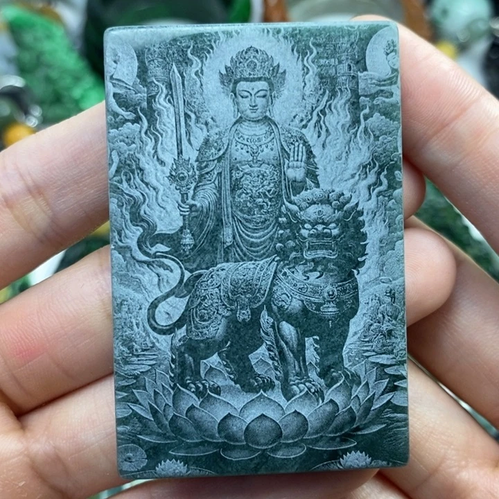 颈饰未镶嵌翡翠吊坠