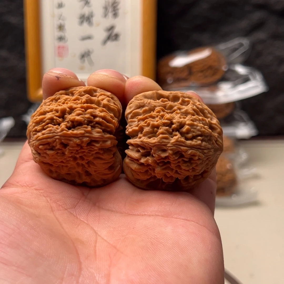 玖***柒把件文玩核桃南疆42微色差
