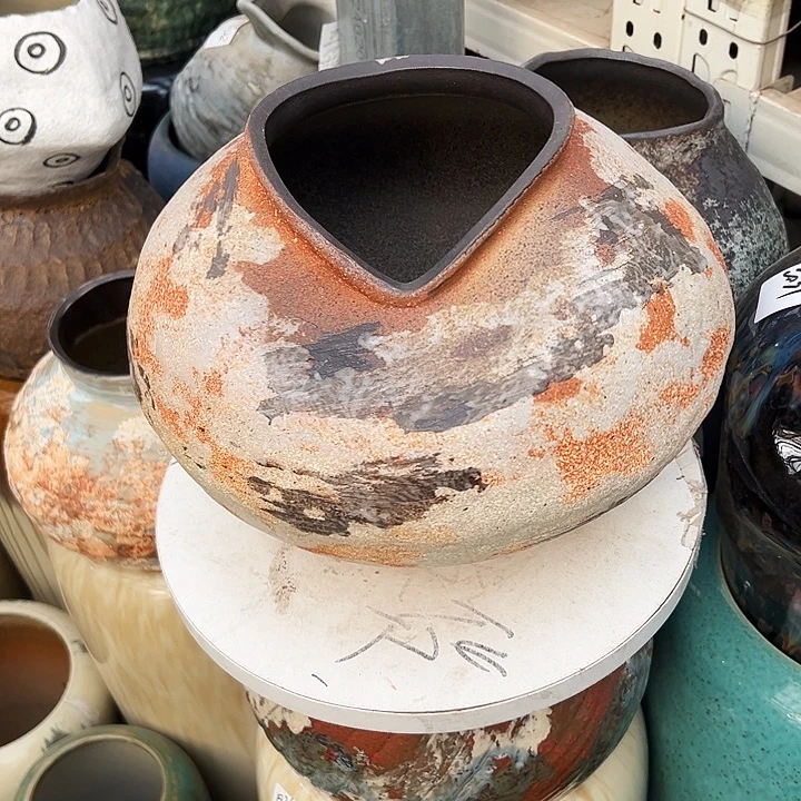 景德镇精品花盆栽适合盆口13高23