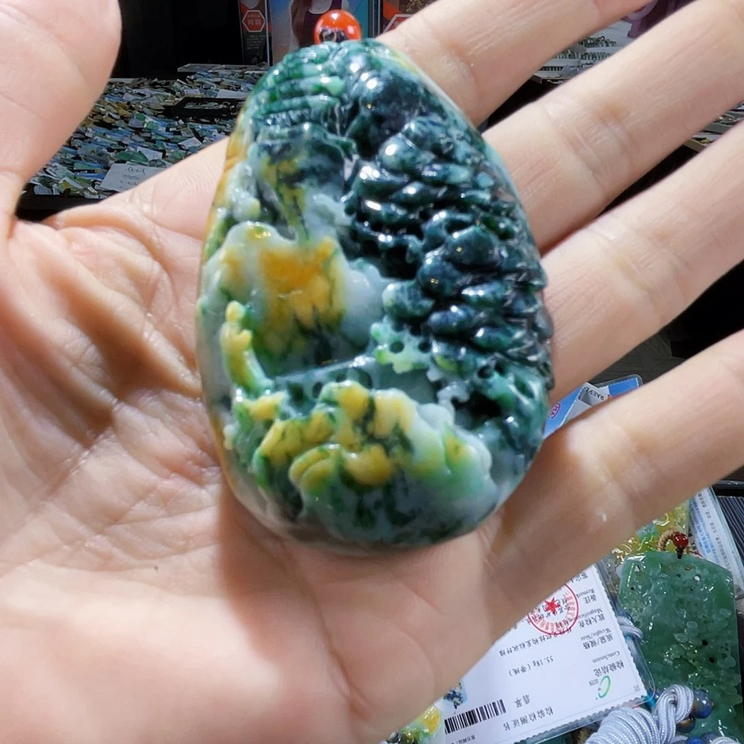 颈饰未镶嵌翡翠一