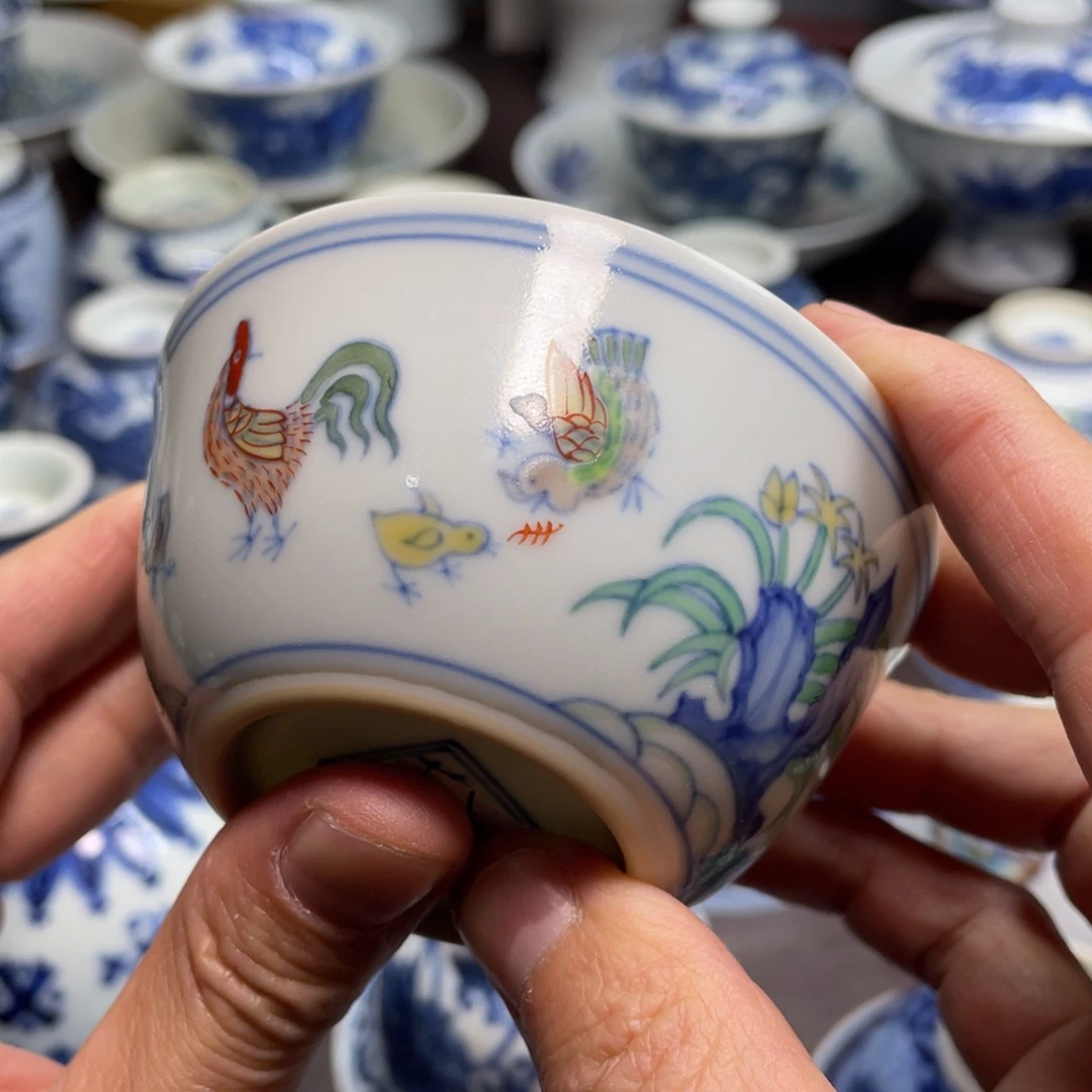 杯子陶景德镇陶瓷现代手工陶瓷茶具