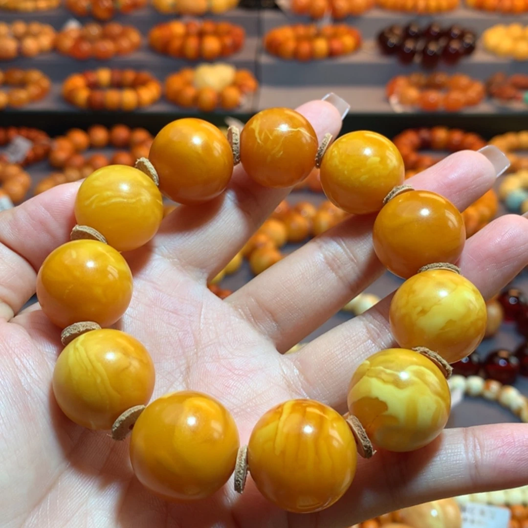 【闪购商品】手串蜜蜡未镶嵌蜜蜡手串