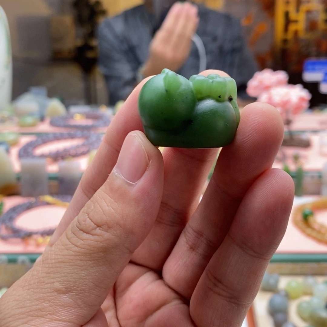 和田玉（碧玉）未镶嵌吊坠(不含链)