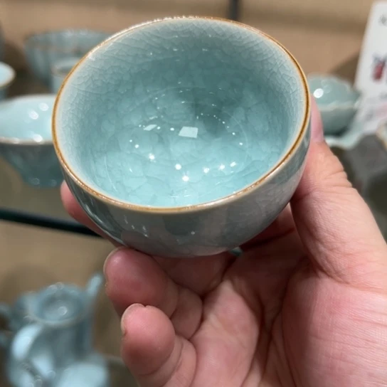 瓷片陶瓷茶具汝瓷茶具