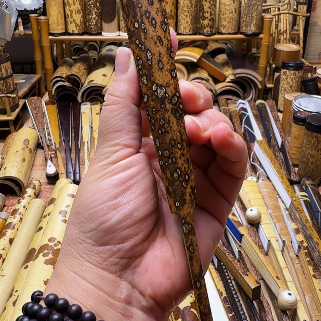 大***席老梅鹿竹折扇大哥拍下