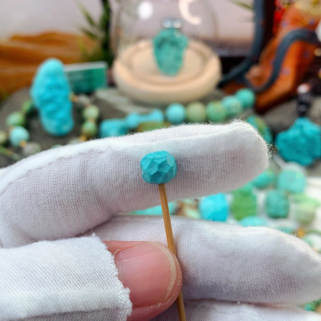 绿松石未镶嵌珠宝半成品