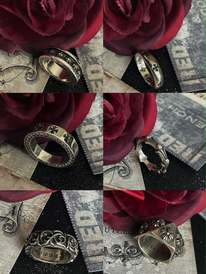 铜合金戒指 【达人戒指集合】男士个性戒指百搭复古做旧指环气质