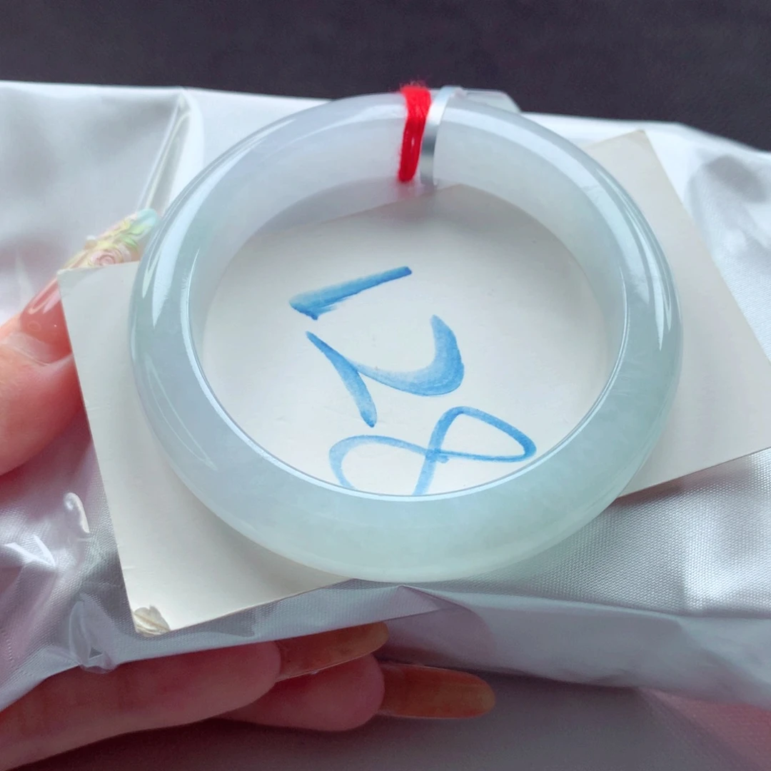 翡翠手镯未镶嵌天然缅甸翡翠A货手镯28号