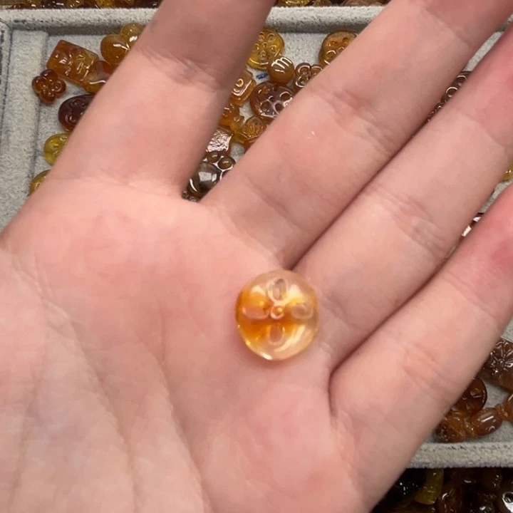 裸石琥珀未镶嵌?****a天然蜜蜡配件