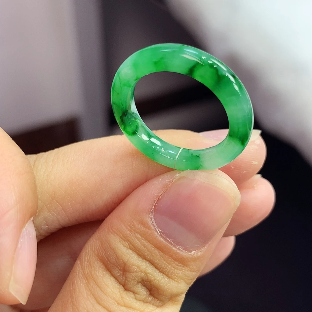 翡翠未镶嵌戒指15号