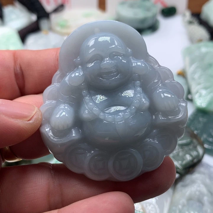 颈饰未镶嵌翡翠保真天然a货翡翠