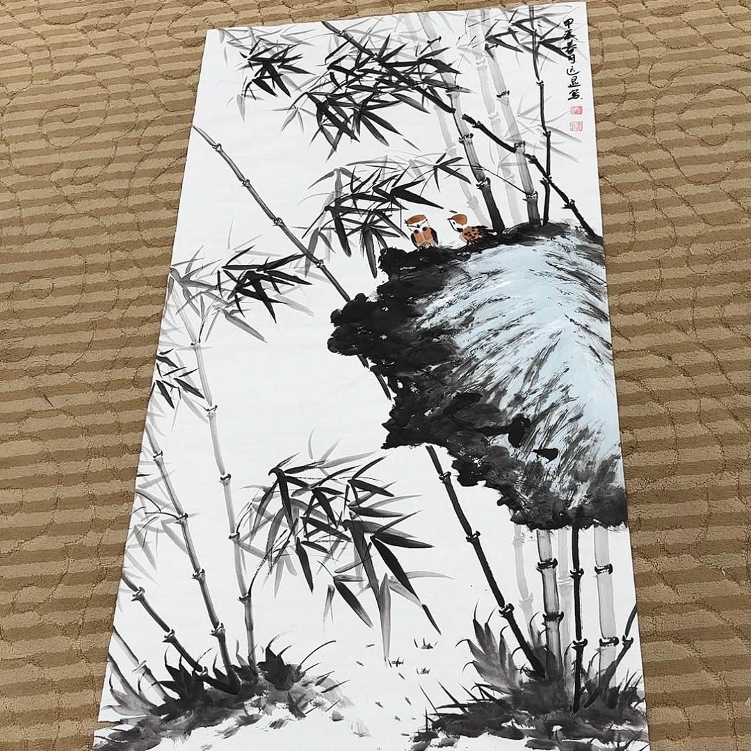 国画花鸟等多种鸟类的栖息地和