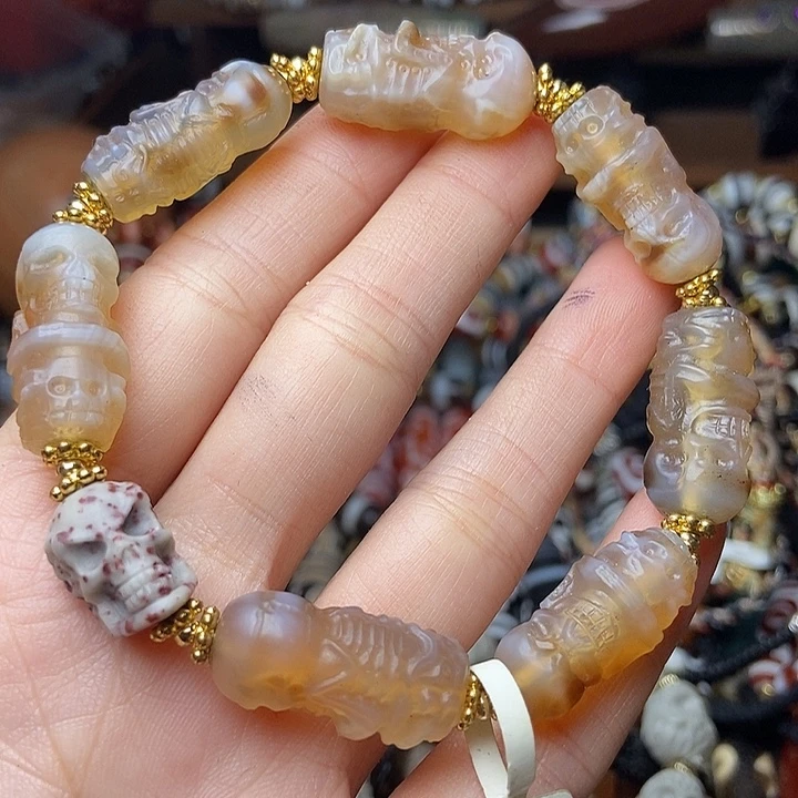 玛瑙/玉髓未镶嵌手链