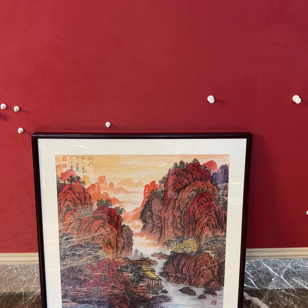 竖款精品书画作品