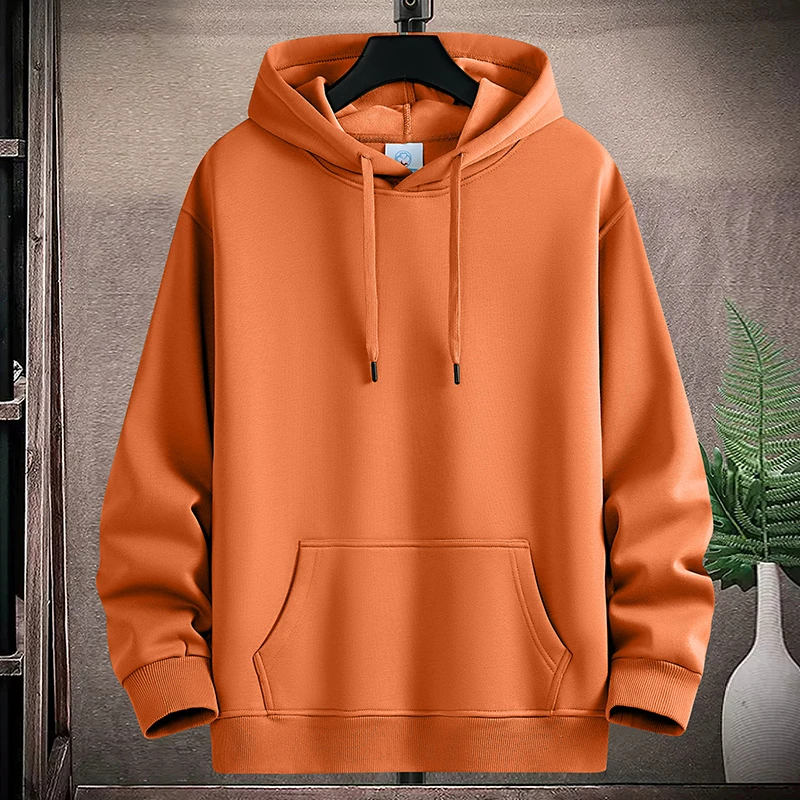 【净版】连帽卫衣帽衫秋冬季加绒加厚新款银狐绒男女同款百搭外套