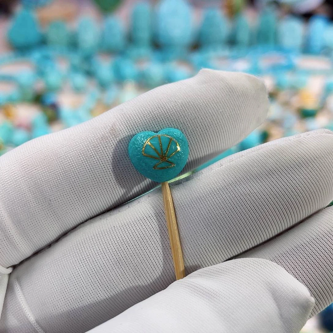 绿松石珠宝奇石未镶嵌