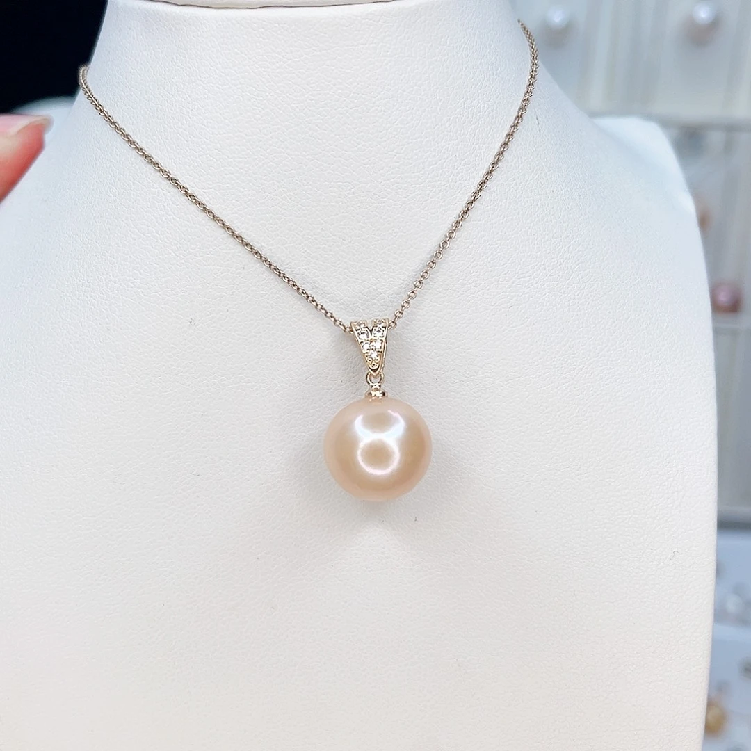 淡水珍珠吊坠(赠链)合金