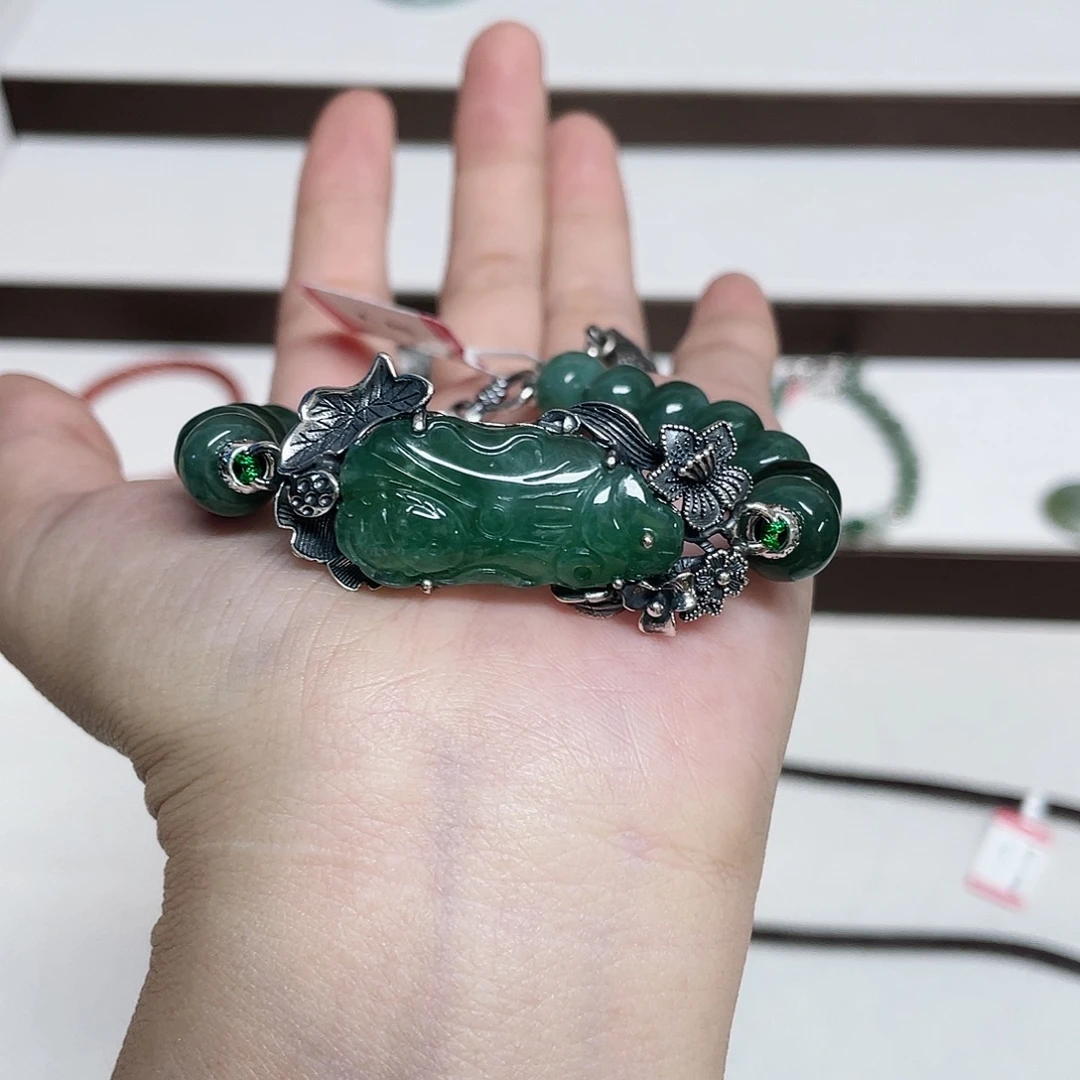 足银925银镶嵌手链